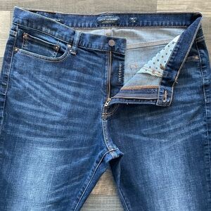 38x30 Lucky Brand 410 Athletic Fit Jeans Men's Blue Dark Wash Stretch 7MP1965T2